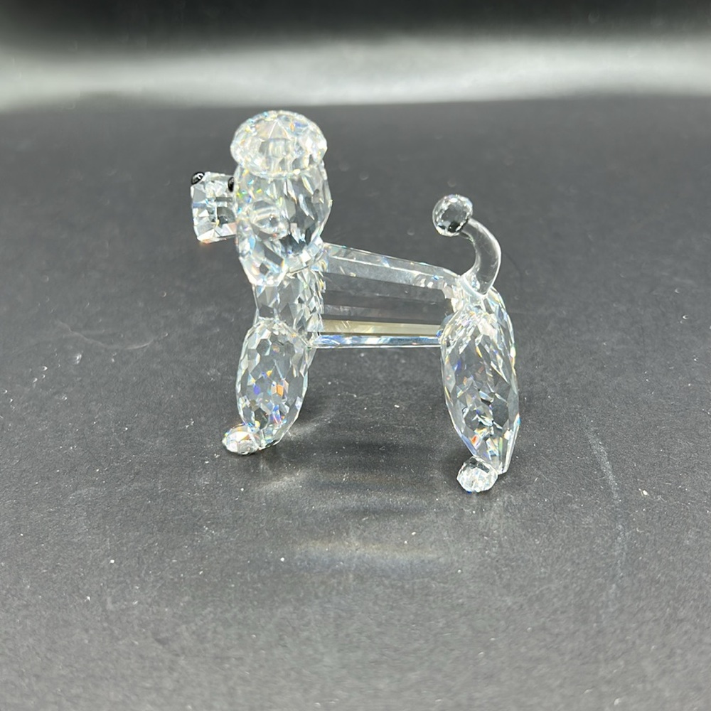 Swarovski Silver Crystal Poodle Dog. Perfect! - Picture 3 of 8